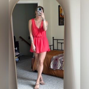 ASTR The Label Coral Romper